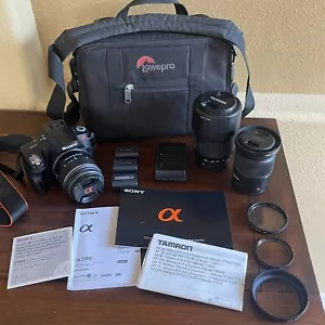 Sony Alpha DSLR-A390 14.2MP Digital SLR Camera Bundle - Picture 1 of 22