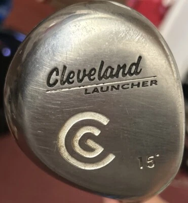 Cleveland Launcher 3-Wood 15° RH Gold Graphite Shaft R Flex Golf Pride Cord Grip - Image 1 of 4