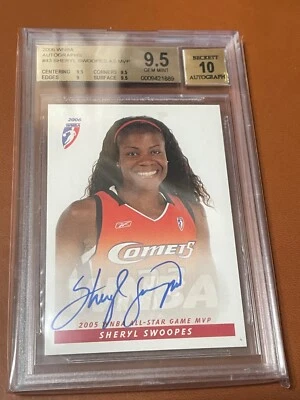 2006 Rittenhouse WNBA Sheryl Swoopes AS-MVP BGS 9.5! Love it! Houston Comets - Image 1 of 2