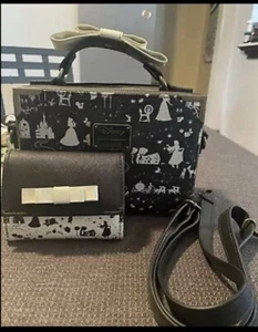Disney Loungefly Purse W/Wallet “lunchbox” Style Crossbody - Picture 1 of 7