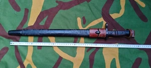 BRITISH ENGLAND M1913 WWI model fighting military knife with scabbard and frog - Picture 1 of 12