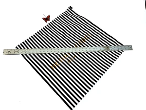Henri Bendel Handbag Dust Cover Brown White Stripe - LARGE - Picture 1 of 7