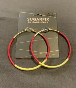 Pendientes de aro con textura Sugarfix By Baublebar SS6 - Imagen 1 de 2