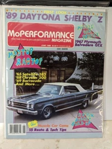 MoPerformance Magazine June 1988 Excellent Condition - See Photo for details. - Picture 1 of 1