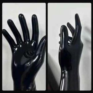 Latex Oil Shiny Gloves Fetish Rubber Sexual Love Gloves Erotic ClubWear Cosplay - Picture 1 of 5