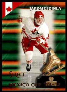1994-95 SELECT JAROME IGINLA ROOKIE TEAM CANADA #165