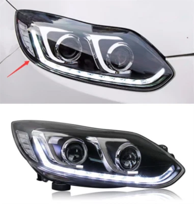 Внешняя передняя светодиодная фара в сборе из АБС-пластика для Ford Focus 2012-2014 - Изображение 1 из 4