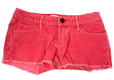 Roxy Juniors Corduroy Coral Color Shorts Size 0 - Image 1 of 4