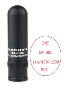 NA-805 DOUBLE BANDE 144/430 MHz U/V BNC antenne pour IC-V8 IC-V82 IC-V85 TK308 noir - Photo 1/5