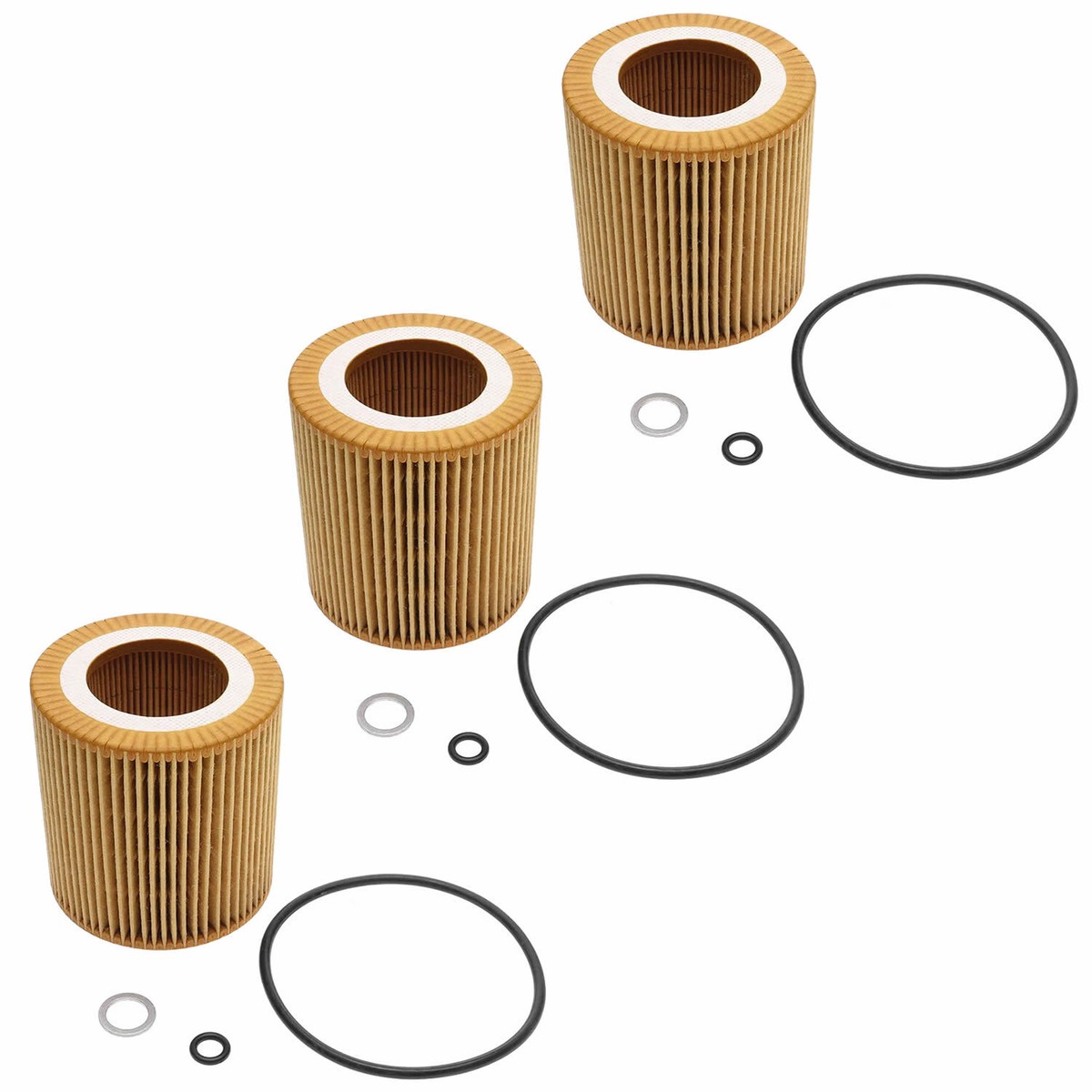 MUNIK Juego De Juntas De Carcasa De Filtro De Aceite Compatible Con BMW E60 E90 F18 F30 F35 N52 N20 N55 N54 1/2/3/4/5/6/7 Series X1 X3 X4 X5 X6 M3 M4