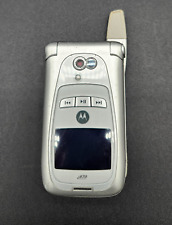 Motorola i series i870 Silver Nextel Flip Phone UNTESTED FOR PARTS