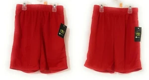 Lot of 2 Athletic Works Boys Mesh Shorts Basketball Orange Size Small (6/7) NEW - Picture 1 of 4