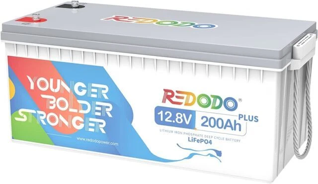 Redodo 200Ah 12.8V LiFePO4 Battery For RV Solar