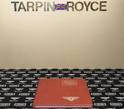 1986/87 Bentley Turbo R Owners Handbook, Bentley Owners Manual. TSD 4716 #TR920 - Image 1 of 4