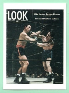 ROCKY GRAZIANO Rare Sports Immortal Card 1946 LOOK MAGAZINE DESIGN BOXING - Picture 1 of 1