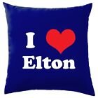 I Love Elton - Cushion - Gig Concert Music Love John Rocket Man