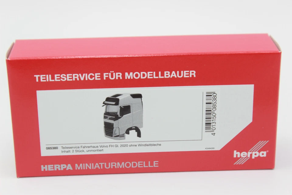 Herpa 085380 Cab Volvo FH Gl. 2020 without WLB 1 87 H0 in OVP
