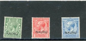 Nauru 1916 Scott# 1-2,6 Mint LH - Picture 1 of 1