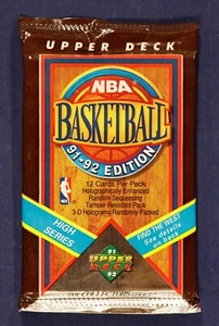 1991-92 Upper Deck High Series Factory Sealed Pack Unopened Basketball - Picture 1 of 2