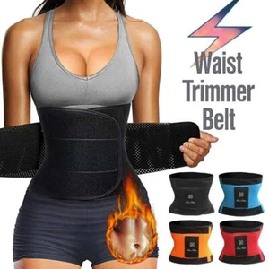 Women Waist Trainer Belt Tummy Control Cincher Sports Sauna Sweat Body Shaper - Picture 1 of 22