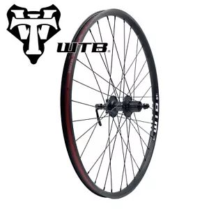 26" Inch Black WTB STi23 / Shimano Deore TCS Tubeless Ready Disc QR Rear Wheel - Picture 1 of 8