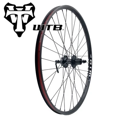 Rueda trasera QR de 26 pulgadas negra WTB STi23/Shimano Deore TCS Tubeless Ready Disc Foto 1 de 4