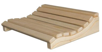 SUNNYDEALS Sauna-Kopfstütze Marie, Espenholz