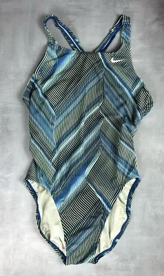 Traje de baño Nike Cross Back de una pieza para mujer talla 8/34 multicolor 0027 Foto 1 de 4