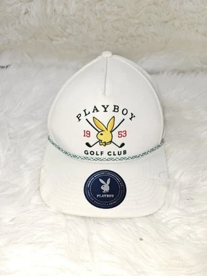 Sold Out Playboy Golf Club A-Frame Adjustable Hat - White- Super Rare Lids  - Image 1 of 4