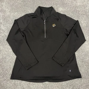 Cutter & Buck Philadelphia Cricket Club Womens L Black 1/4 Zip Long Sleeve - Picture 1 of 10