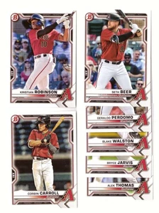 2021 Bowman Prospects - Arizona Diamondbacks Team Set mit Corbin Carroll - Bild 1 von 3