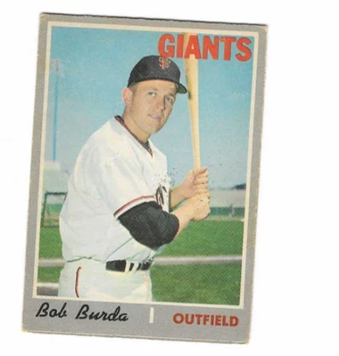 Bob Burba 1970 OPC #357 - O-Pee-Chee - Poor/Low Grade - Just $1 Shipping - Image 1 of 2