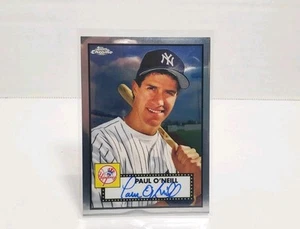 2021 Topps Chrome Platinum Anniversary Paul O'Neill Auto #PA-PO Yankees - Picture 1 of 18
