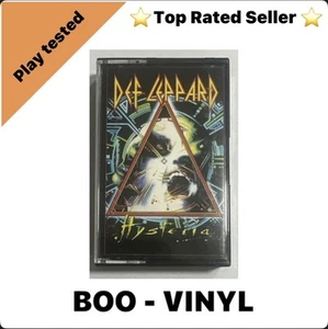 DEF LEPPARD - Hysteria - Cassette Tape Album *Paper Labels* *HYSMC 1* EX / EX - Picture 1 of 6