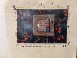 Fanci That Cross Stitch Pattern Not a Creature Was Stirring Charms Fabric Thread - Picture 1 of 7