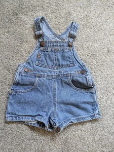 Pantalones Cortos De Colección Little Levi’s Denim Bebé Talla 12 Meses Ver Medidas Pestaña Naranja - Imagen 1 de 12