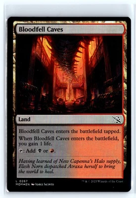FOIL Bloodfell Caves March of the Machine – MTG Magic the Gathering Card - Image 1 of 4