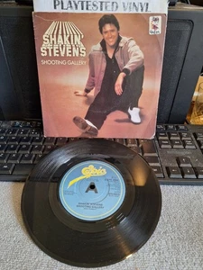 SHAKIN STEVENS SHOOTING GALLERY DEMO / PROMO UK VG++ 7" VINYL 45 SINGLE RECORD - Bild 1 von 3