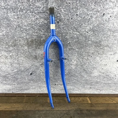 Vintage GT 26" Fork 1in Threaded 22.2 CRMO Blue Steel Mountain Bike 88 Short 5.5 - Image 1 of 4
