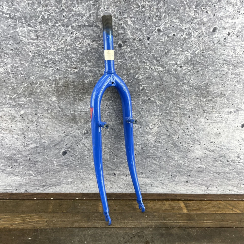 Vintage GT 26" Fork 1in Threaded 22.2 CRMO Blue Steel Mountain Bike 88 Short 5.5 - Image 1 of 4