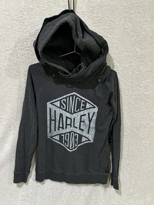 Harley Davidson Sudadera con Capucha Mujer Doble Capa Pullover Motociclista Desde 1903 S/M? Foto 1 de 4