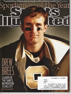 Sports Illustrated Magazine December 6, 2010 SI Sportsman of the Year Drew Brees - Picture 1 of 2
