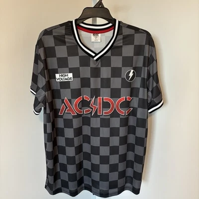 Camiseta de béisbol para hombre AC/DC con licencia estampado a cuadros talla XL 2XL 3XL Foto 1 de 4