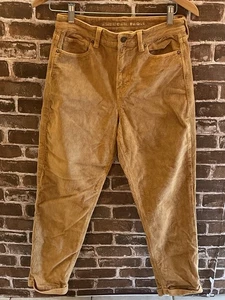 American Eagle Jeans Damen 4 Braun Mom Jeans Cord High Rise Super Stretch - Bild 1 von 6