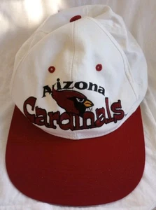 Retro Arizona Cardinals Snapback White Red Hat #1 Apparel - Picture 1 of 13