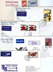 Lot  5  Flugbelege  CSSR  ( 22822-o1 ) - Bild 1 von 1