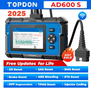 TOPDON ArtiDiag600S OBDll Code Reader Scanner Engine ABS SRS DPF Diagnostic Tool - Picture 1 of 19
