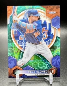 Bowman's Best Pete Alonso 2023 refractores de lava acuática/199 Mets #3 - Imagen 1 de 3