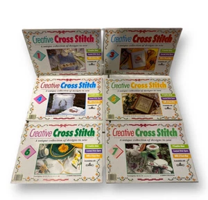 Creative Cross Stitch Magazine Booklet UK Fabbri DMC Lot Of 6 1993 - Bild 1 von 5
