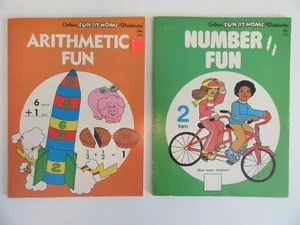VTG 1981 Golden FUN at HOME Childrens MATH Unused Student Learning Workbook Lot - Foto 1 di 23
